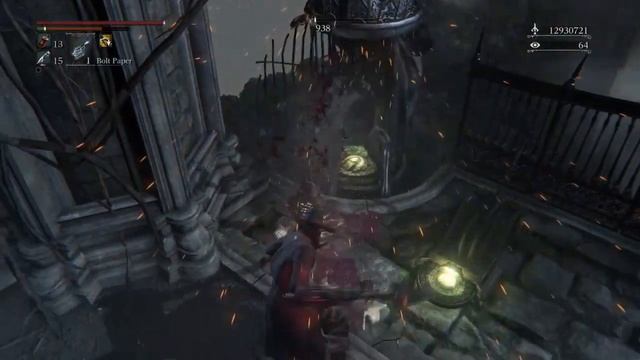 Bloodborne PvP - Stake Driver Charged R2 OHK смотреть онлайн
