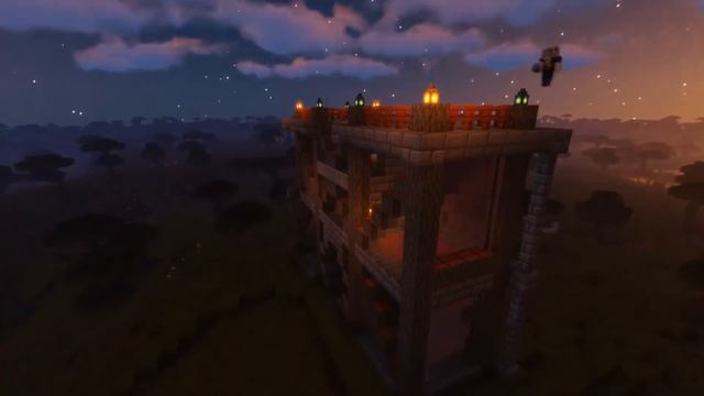 Minecraft | Мой дом в саванне