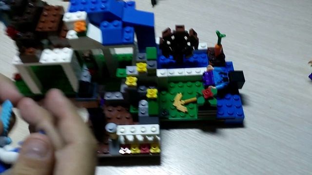 Китайский конструктор Майнкрафт фирмы loho,постройки из китайских наборов lego смотреть онлайн