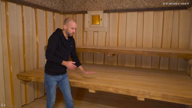 Русская баня из кирпича. Часть третья: окна, двери и полки из ольхи 100мм. смотреть онлайн