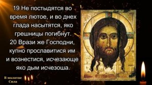 МОЩНАЯ МОЛИТВА ОТ КРАДНИКА псалом 7, 36, 61