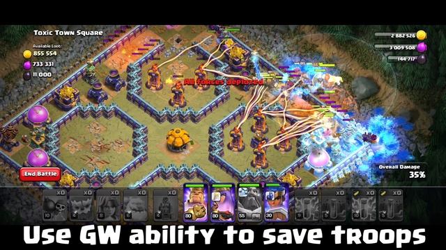 How To 3 Star Toxic Town Square Clash of Clans | COC Toxic Town Square | (Clash of Clans) смотреть онлайн