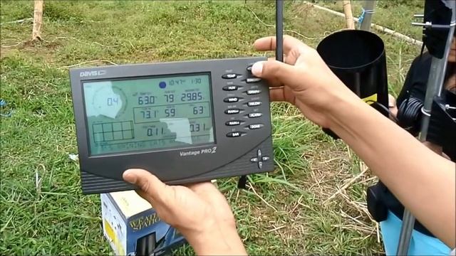 Configuracion Estacion Meteorológica Vantage pro2 modelo 6152 смотреть онлайн