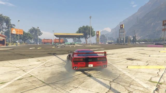 GTA Online - Grotti Turismo Classic (Ferrari F40) Driving Around San Andreas смотреть онлайн