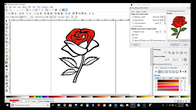 Making a layered SVG In Inkscape смотреть онлайн