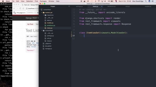 How to Build an Entire JSON API Fast Using DRF Viewsets (Content Feed) | Part 3 смотреть онлайн