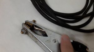 зажим и кабель массы сварочного аппарата. доработка.