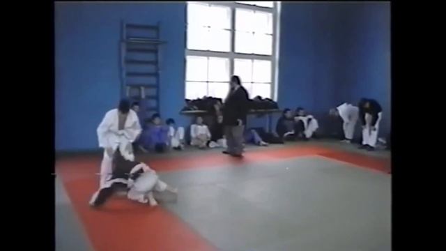 Ефимов Олег- 1 схватка-5.01.04,Донецк.Соревнования по дзюдо смотреть онлайн