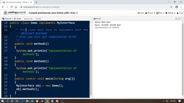 #24 Interface in java with demo|#tutorial for java|What is interface How to Implement it in java? смотреть онлайн