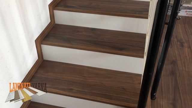 Вътрешно стълбище с ламинат смотреть онлайн