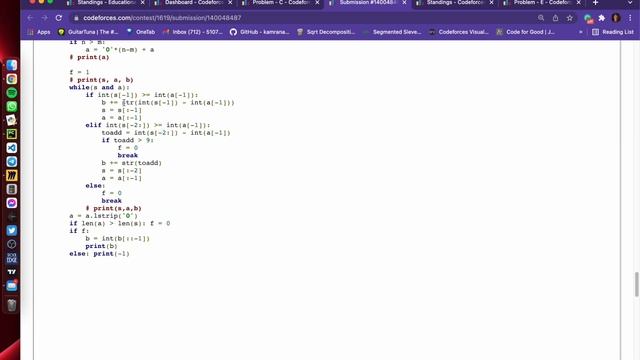 C. Wrong Addition | Codeforces Round 762 Div. 3 | Karmanya – an IIESTian | Python Solution смотреть онлайн