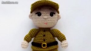Амигуруми: схема Солдатик | Игрушки вязаные крючком