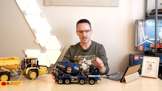 Lego technic 42112 Concrete mixer truck Betoniera смотреть онлайн