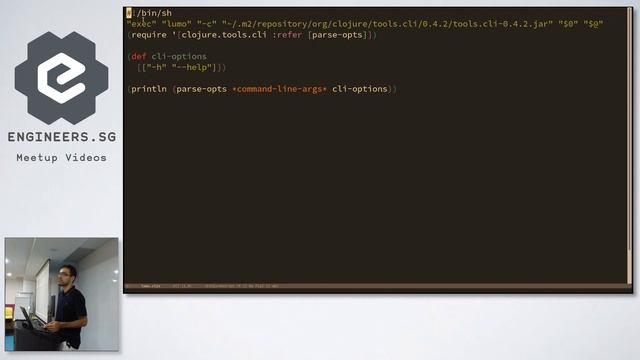 Writing Command Line Tools in Clojure - Singapore Clojure Meetup смотреть онлайн