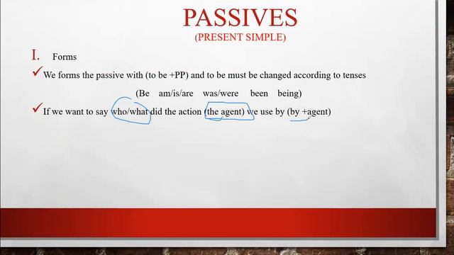 Passive Voice (Present Simple And Past Simple)