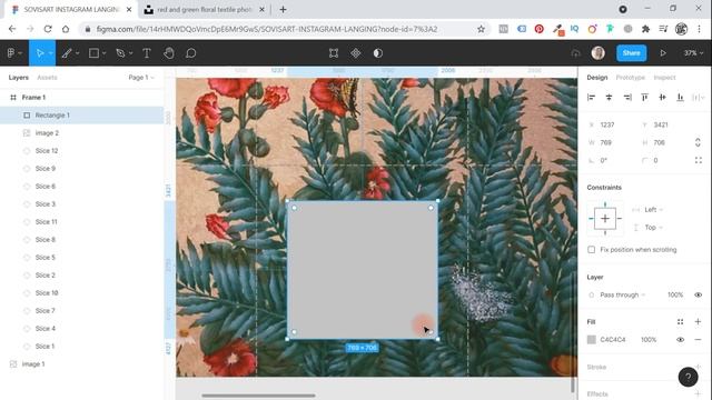 #25 Как создать инстаграм лендинг или Instagram Puzzle в Figma. Урок от Sovisart.