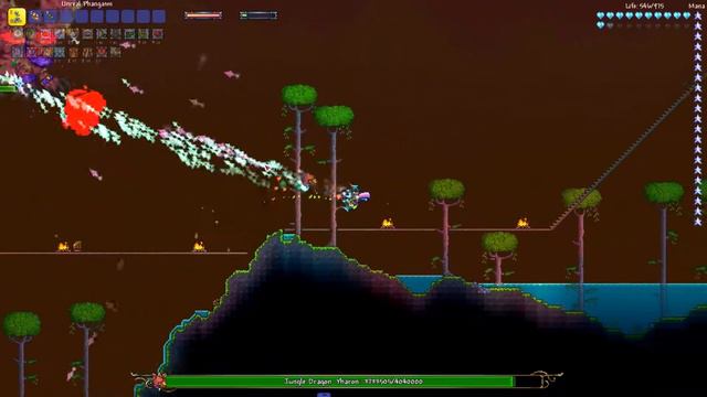 Terraria Calamity Mod - Yharon Phase 1 & 2 Boss (Revengeance Mode Ranger) смотреть онлайн