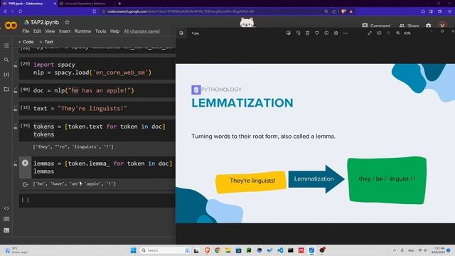 Text Analysis with Python: Intro to Spacy смотреть онлайн