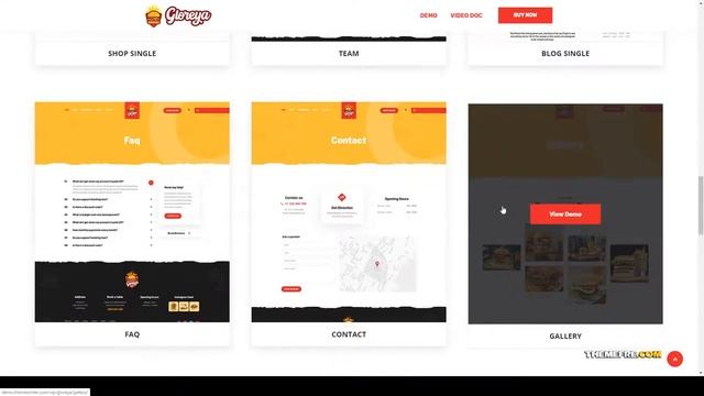 Piper - Fast Food WordPress Theme смотреть онлайн