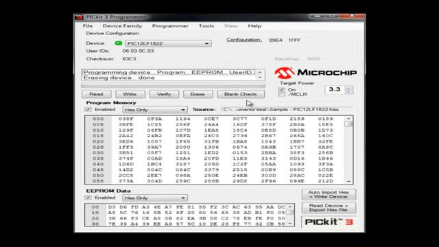 PICkit™ 3 Standalone Programmer Application смотреть онлайн
