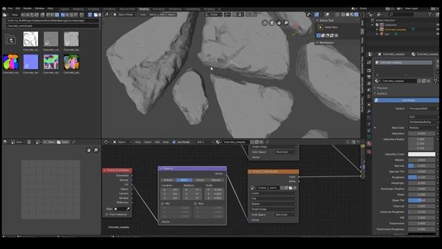 How to mix Normal maps in Blender - the lazy method. смотреть онлайн