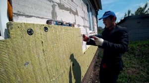 Строю дом Один! Утепление Фасада Мин Ватой!