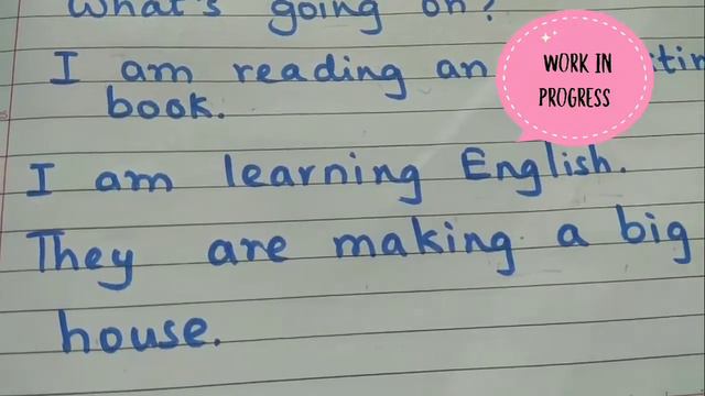 Use of present continuous tense. смотреть онлайн