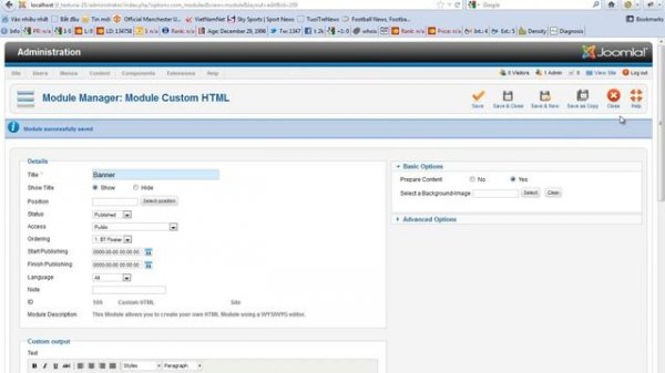 BT Floating Banner module for Joomla 2.5