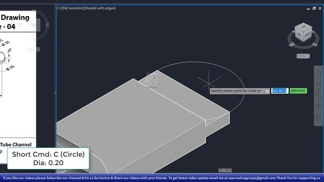 AutoCAD 3D Drawing 4 | Autocad 3D Practice Exercise Series | #AutoCAD 2021 Practice Drawing смотреть онлайн