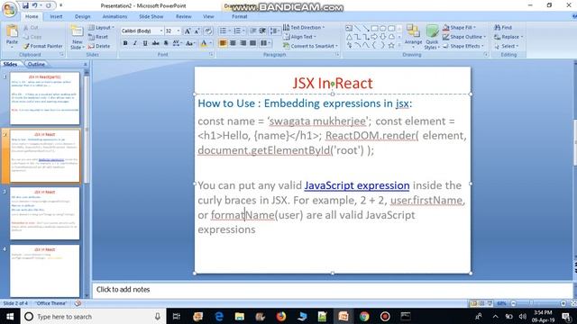 React Js -- JSX Syntax --Beginners & Advanced Level(Part1) смотреть онлайн