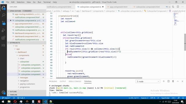 Create Color Picker Timelapse Tutorial using SVG and Angular смотреть онлайн