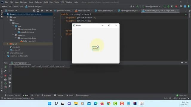 How to Install IntelliJ 2021.3.3 for JavaFX 18 with JDK 18 and JavaFX 17.0.0 on Windows 11 x64 смотреть онлайн