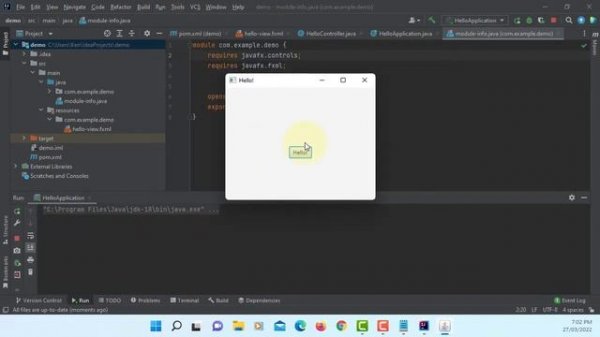 How to Install IntelliJ 2021.3.3 for JavaFX 18 with JDK 18 and JavaFX 17.0.0 on Windows 11 x64