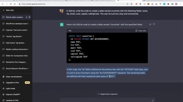 #2 ChatGPT: Generate Python code with comments using Beautiful Soup & SQL command for SQLite смотреть онлайн