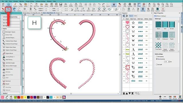 12. Manual Digitizing Basics in Hatch Embroidery 3 смотреть онлайн