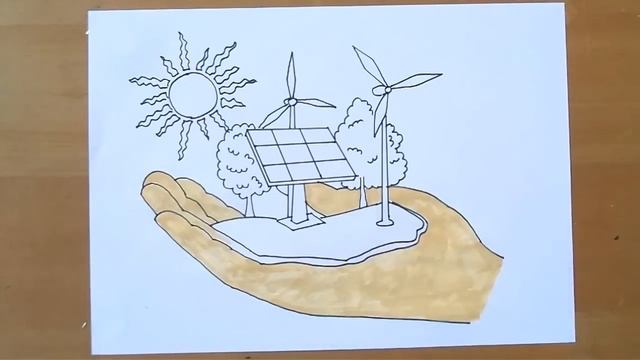 How to #save energy #drawing | Save Energy Poster смотреть онлайн