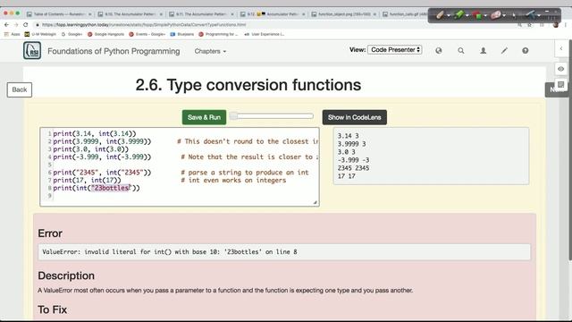 Type Conversion Functions - Python Basics смотреть онлайн