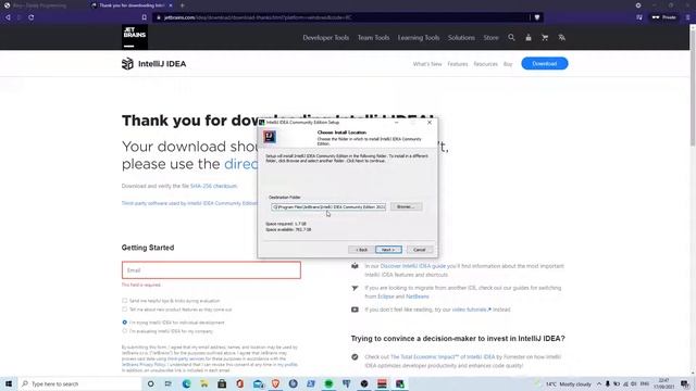 Installing IntelliJ Community Edition