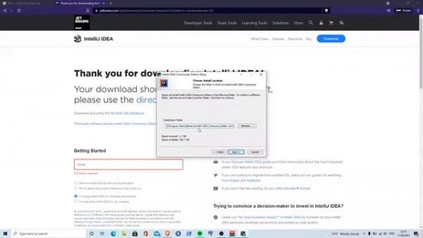 Installing IntelliJ Community Edition