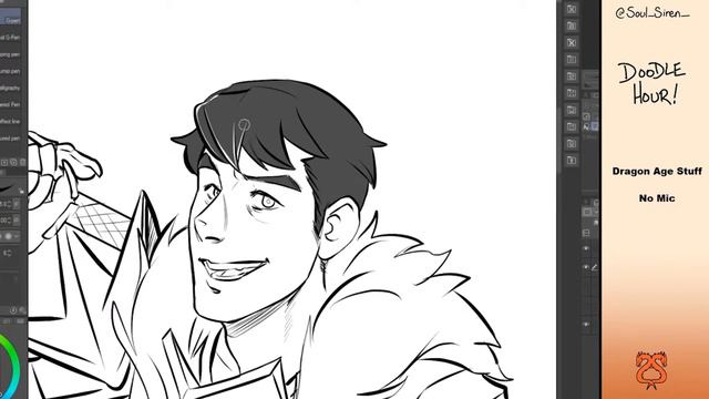 Heroes of the Dragon Age- Dragon Age Speedpaint смотреть онлайн