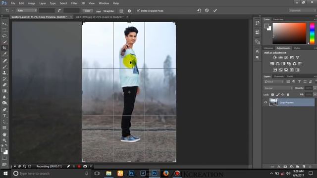 photoshop Toutorial - How to edit like AM Design | background mixing, fantasy effect | MKcreation смотреть онлайн