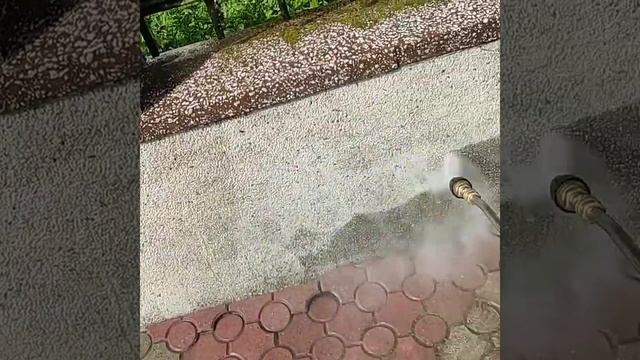 Очистка забора, фасада мойкой высокого давления 0990994479 Mr.chister смотреть онлайн