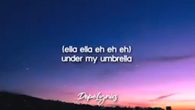 umbrella- Rihanna (Lyrics) ft.JAY-Z смотреть онлайн