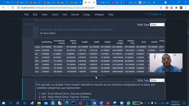 Análisis exploratorio de datos con Pandas y SeaBorn смотреть онлайн