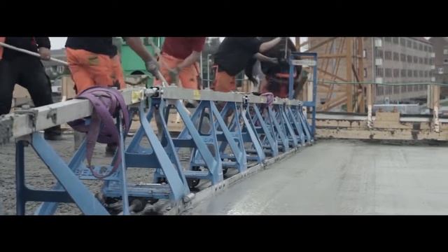 ZÜBLIN A/S - Project Nordhavnsvej: Casting of Flyover Bridge смотреть онлайн