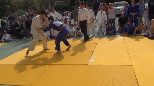 Василенко Саша- Шухлин Федор. +50 кг. Первенство Подольского района. 10 сентября 2016. смотреть онлайн