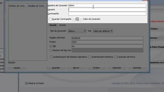 Como crear una conexión en Sql Developer para Oracle 11G смотреть онлайн