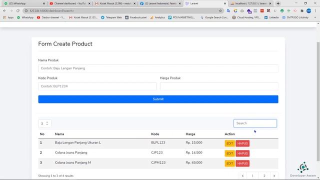Tutorial Laravel || CRUD Laravel Jetstream x Bootstrap 5 || POS Kasir Sederhana смотреть онлайн