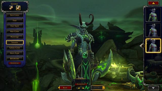 World of Warcraft: Legion (Beta) Demon Hunter Character Creation (Night Elf Female) смотреть онлайн
