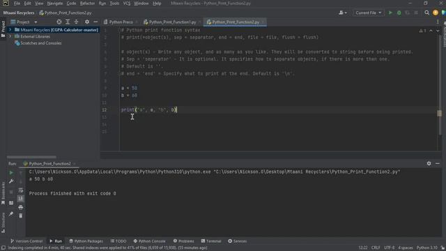 Python Print() Function Part2 - Print() Function Syntax and the use of its Parameters. смотреть онлайн